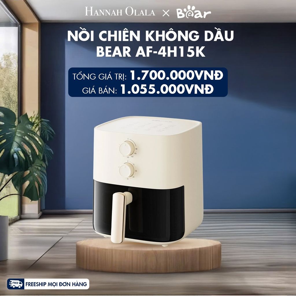  M4_DEAL 2: NỒI CHIÊN KHÔNG DẦU BEAR AF-4H15K 