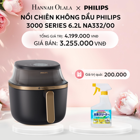  E67: DEAL 14: NỒI CHIÊN KHÔNG DẦU PHILIPS 3000 SERIES 6.2L NA332/00 