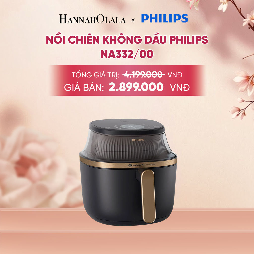  NỒI CHIÊN KHÔNG DẦU PHILIPS 3000 SERIES 6.2L NA332/00 - A1022 