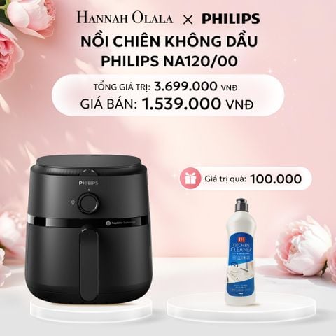  E68: DEAL 15: NỒI CHIÊN KHÔNG DẦU PHILIPS NA120/00 