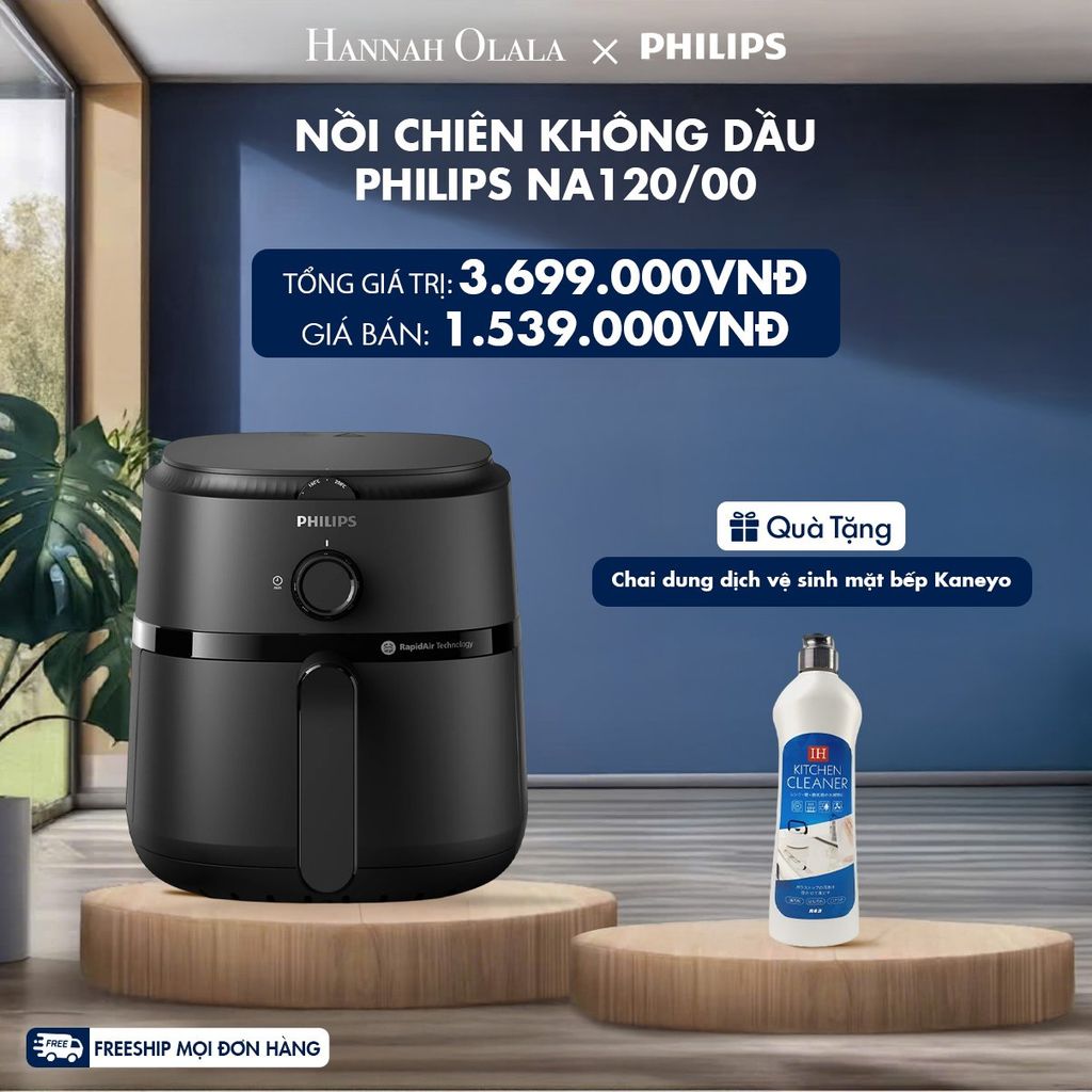  M105_DEAL 16: NỒI CHIÊN KHÔNG DẦU PHILIPS NA120/00 