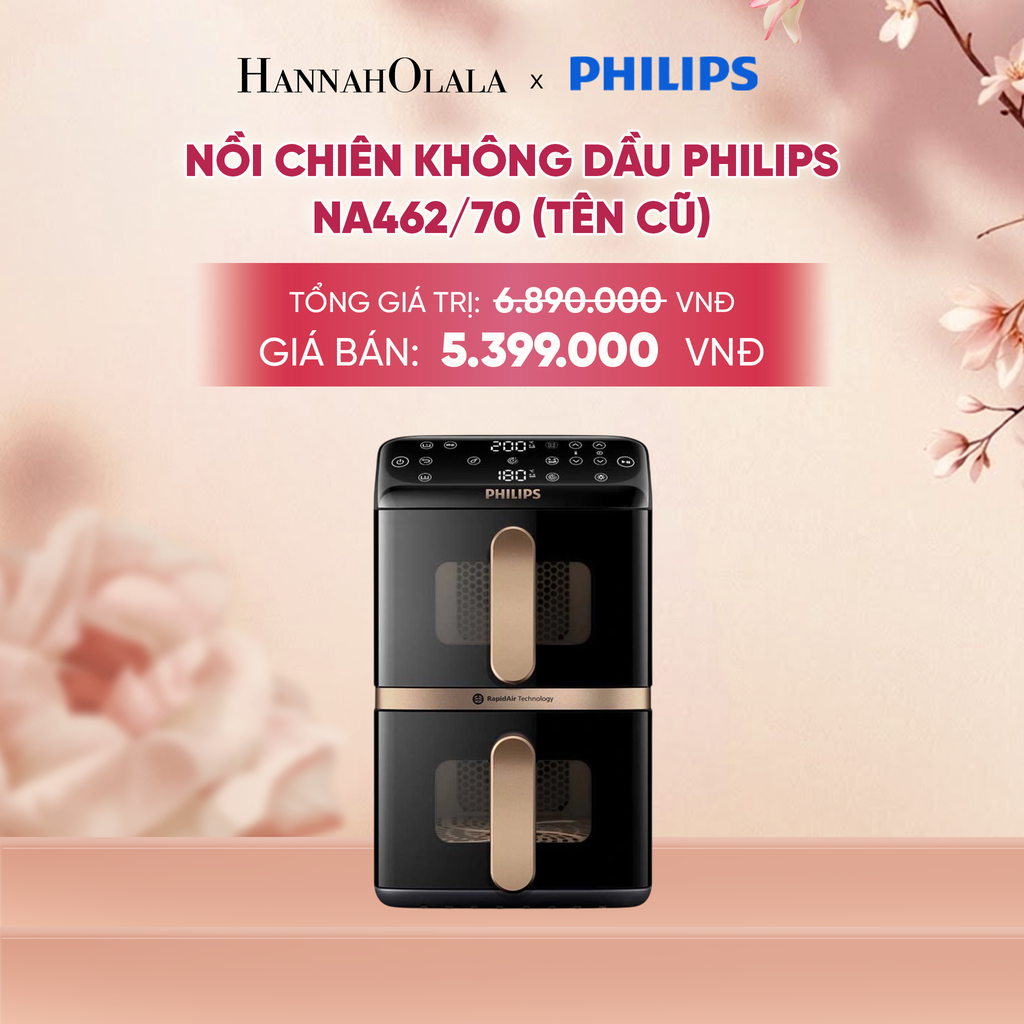  NỒI CHIÊN KHÔNG DẦU PHILIPS NA462/70 (TÊN CŨ) - A1023 