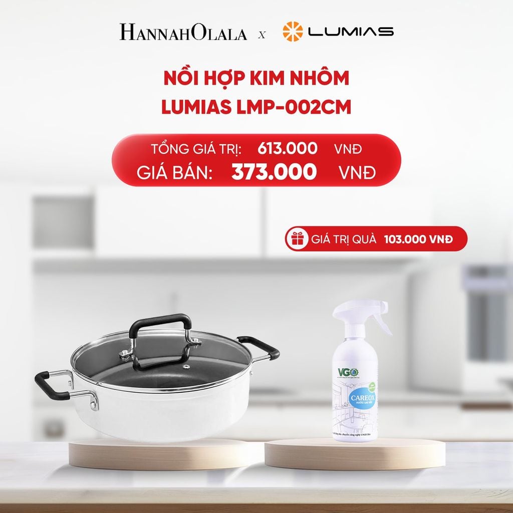  B43_DEAL 15: NỒI HỢP KIM NHÔM LUMIAS LMP-002CM 