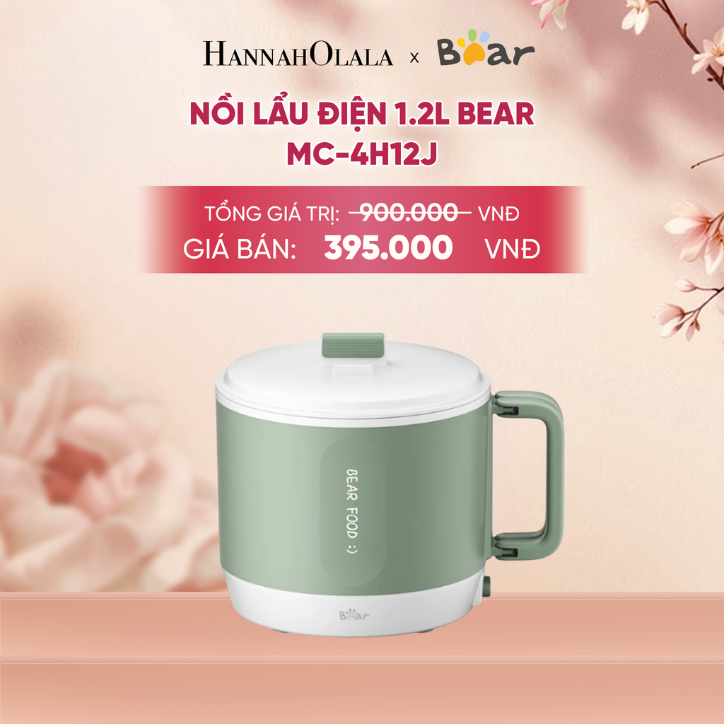  NỒI LẨU ĐIỆN 1.2L BEAR MC-4H12J - A1572 