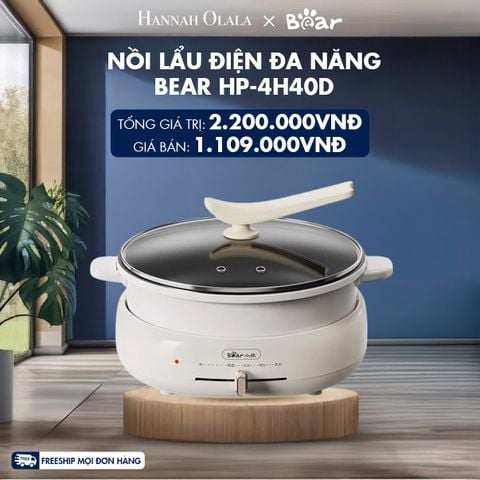  M8_DEAL 6: NỒI LẨU ĐIỆN ĐA NĂNG BEAR HP-4H40D 