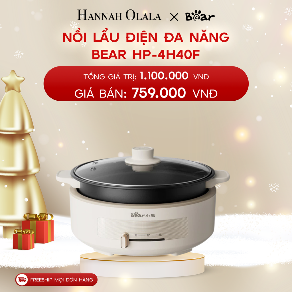  A474_DEAL 2: NỒI LẨU ĐIỆN ĐA NĂNG BEAR HP-4H40F 