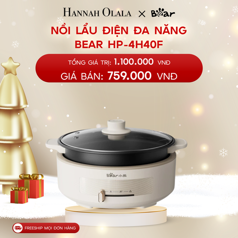  A474_DEAL 2: NỒI LẨU ĐIỆN ĐA NĂNG BEAR HP-4H40F 