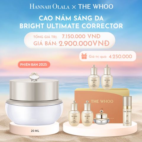  C35_DEAL 03: PHIÊN BẢN 2025 - CAO NÁM SÁNG DA WHOO GONGJINHYANG BRIGHT ULTIMATE CORRECTOR 20ML 