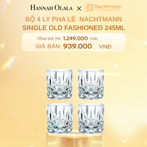  C383_DEAL 2: BỘ CỐC PHA LÊ NACHTMANN SHOTGLASS 4 MÓN 55ML 