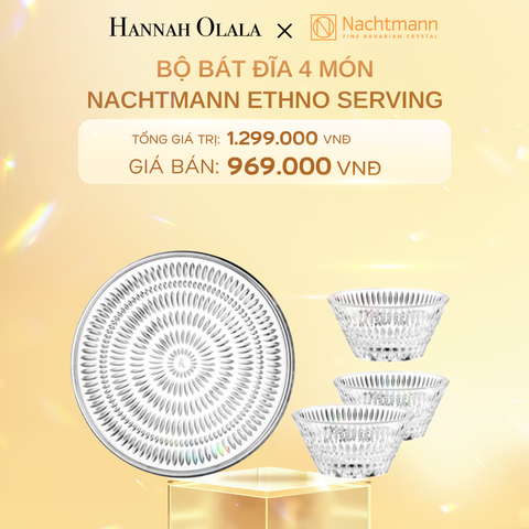 C385_DEAL 4: BỘ BÁT ĐĨA 4 MÓN NACHTMANN ETHNO SERVING 