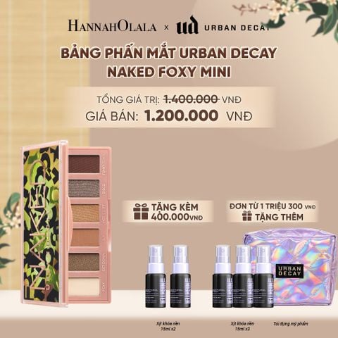  BẢNG PHẤN MẮT URBAN DECAY NAKED MINI | 6 TÔNG MÀU - THUẦN CHAY, BỀN MÀU 12H - A196 