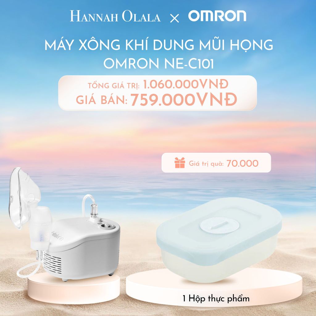  DEAL 10: MÁY XÔNG KHÍ DUNG MŨI HỌNG OMRON NE-C101 