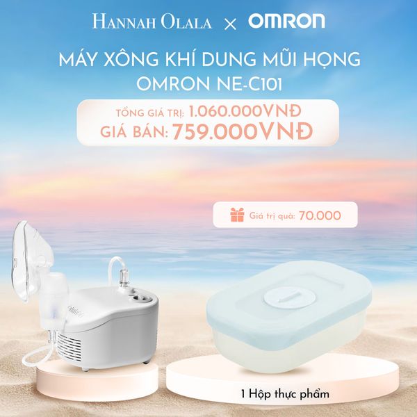  DEAL 10: MÁY XÔNG KHÍ DUNG MŨI HỌNG OMRON NE-C101 