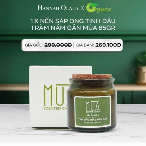  DEAL 10: 1 X NẾN SÁP ONG TINH DẦU TRÀM NĂM GÂN MÙA 85GR 