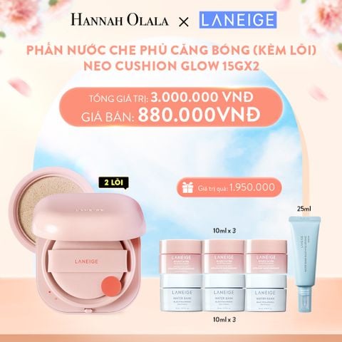  A444_DEAL 9B: PHẤN NƯỚC CHO LỚP NỀN CĂNG BÓNG NEO CUSHION GLOW (KÈM LÕI) CHỌN MÀU 