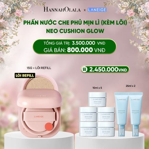  DEAL 19B: PHẤN NƯỚC CHO LỚP NỀN CĂNG BÓNG NEO CUSHION GLOW (KÈM LÕI) CHỌN MÀU 