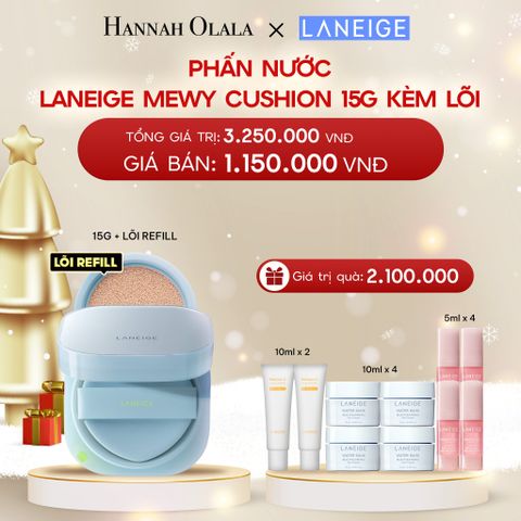  A620_DEAL 15: [MỚI] PHẤN NƯỚC LANEIGE MEWY CUSHION KÈM LÕI 15G X 2 