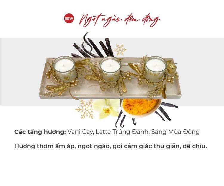  DEAL 8: MUA COMBO 2 SET NẾN GIÁNG SINH ZENME GIÁ GIẢM CÒN 1.200.000Đ (CHỌN THÊM MÙI NOTE VÀO GHI CHÚ)
TẶNG 1 TINH DẦU 4HOME 10ML TRỊ GIÁ 299.000Đ 