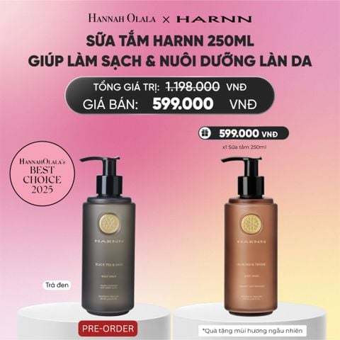  [MUA 1 TẶNG 1] SỮA TẮM HARNN 250ML GIÚP LÀM SẠCH VÀ NUÔI DƯỠNG LÀN DA_A1445 