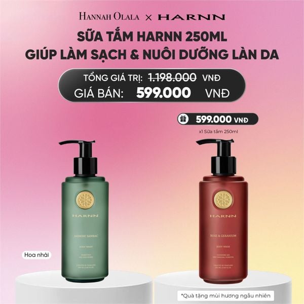  [MUA 1 TẶNG 1] SỮA TẮM HARNN 250ML GIÚP LÀM SẠCH VÀ NUÔI DƯỠNG LÀN DA_ A1445 