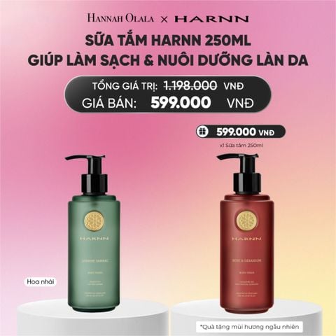  [MUA 1 TẶNG 1] SỮA TẮM HARNN 250ML GIÚP LÀM SẠCH VÀ NUÔI DƯỠNG LÀN DA_A1445 