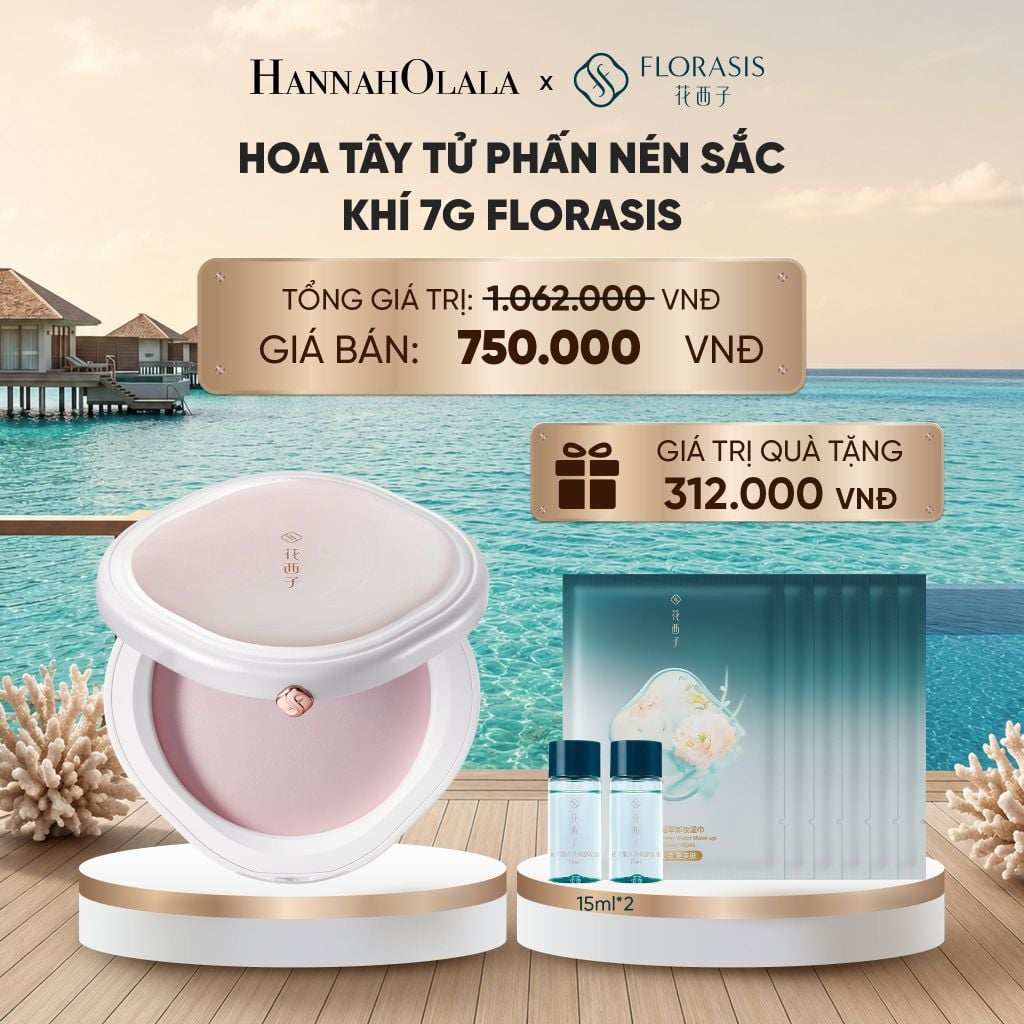  HOA TÂY TỬ PHẤN NÉN SẮC KHÍ 7G FLORASIS_ D476 