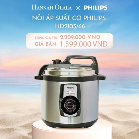  C756_DEAL 12: NỒI ÁP SUẤT CƠ PHILIPS HD2103/66 