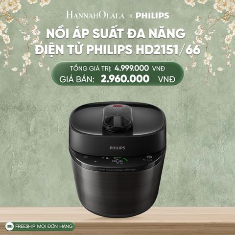  DEAL 7: NỒI ÁP SUẤT ĐA NĂNG ĐIỆN TỬ PHILIPS HD2151/66 