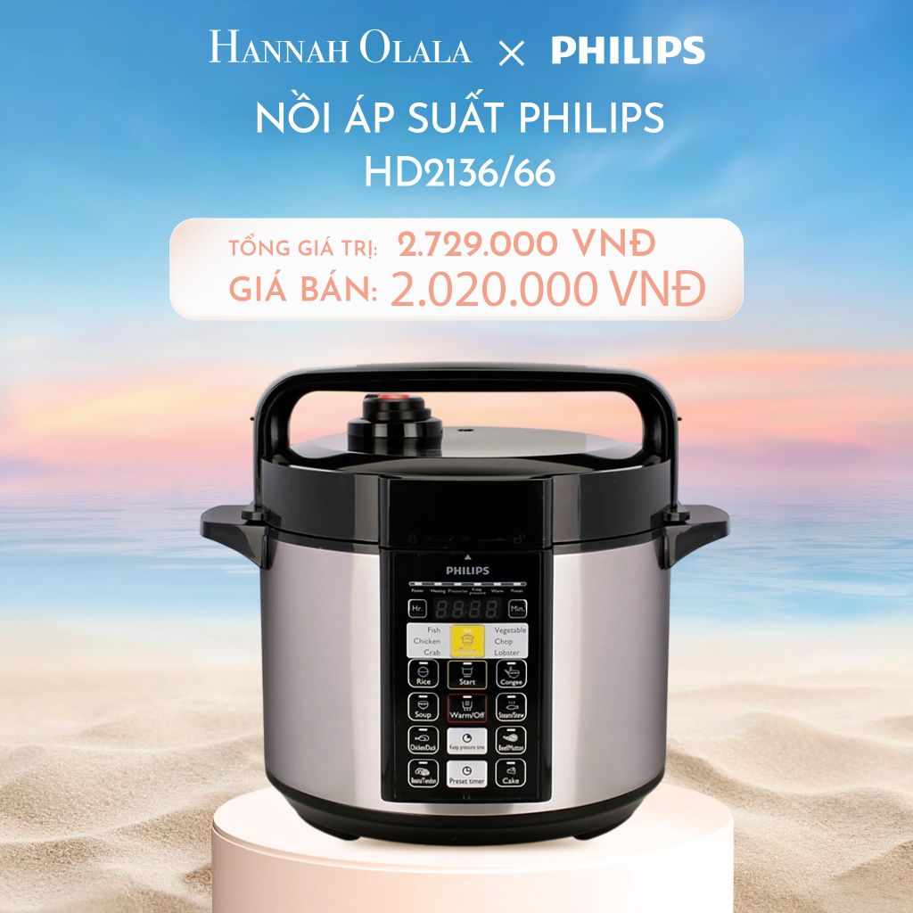  C759_DEAL 15: NỒI ÁP SUẤT PHILIPS HD2136/66 