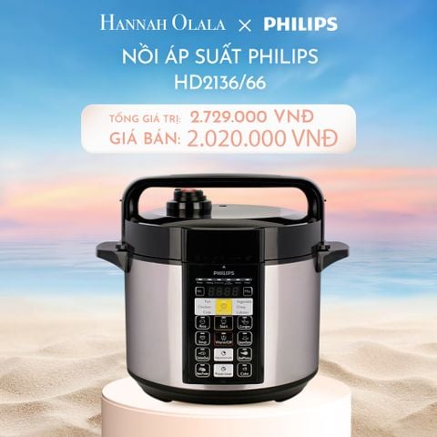  C759_DEAL 15: NỒI ÁP SUẤT PHILIPS HD2136/66 