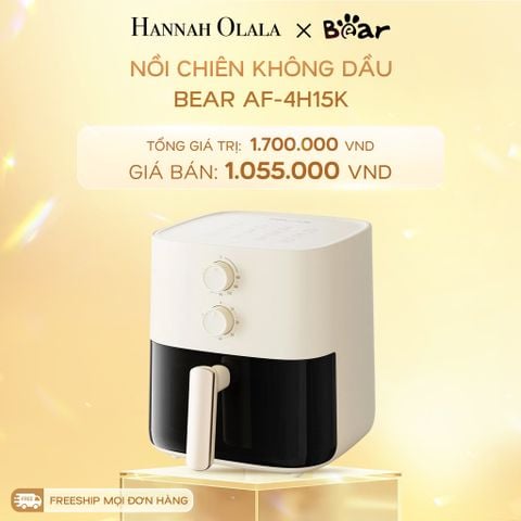  DEAL 2: NỒI CHIÊN KHÔNG DẦU BEAR AF-4H15K 