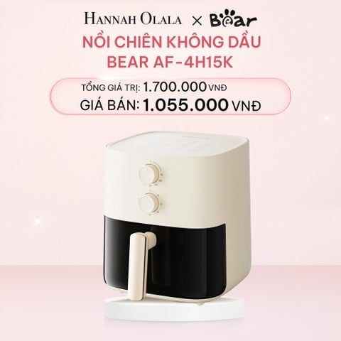  E771_DEAL 3: NỒI CHIÊN KHÔNG DẦU BEAR AF-4H15K CÔNG SUẤT 1500W DUNG TÍCH 5L 