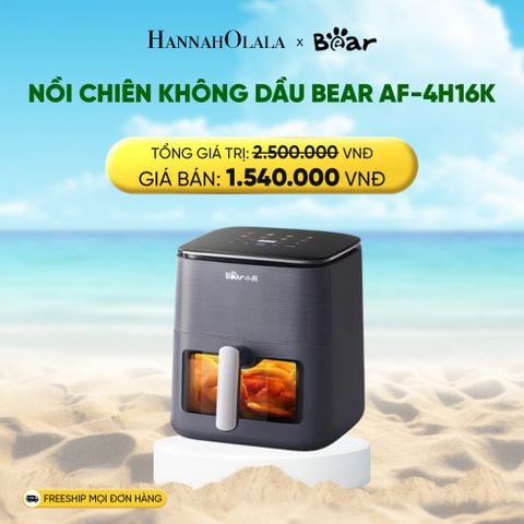  NỒI CHIÊN KHÔNG DẦU BEAR AF-4H16K - DEAL 06 