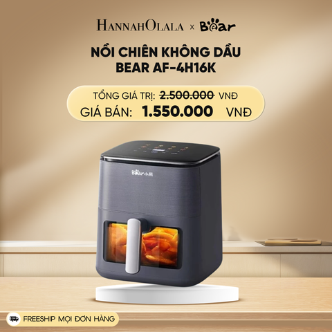  DEAL 7: NỒI CHIÊN KHÔNG DẦU BEAR AF-4H16K 