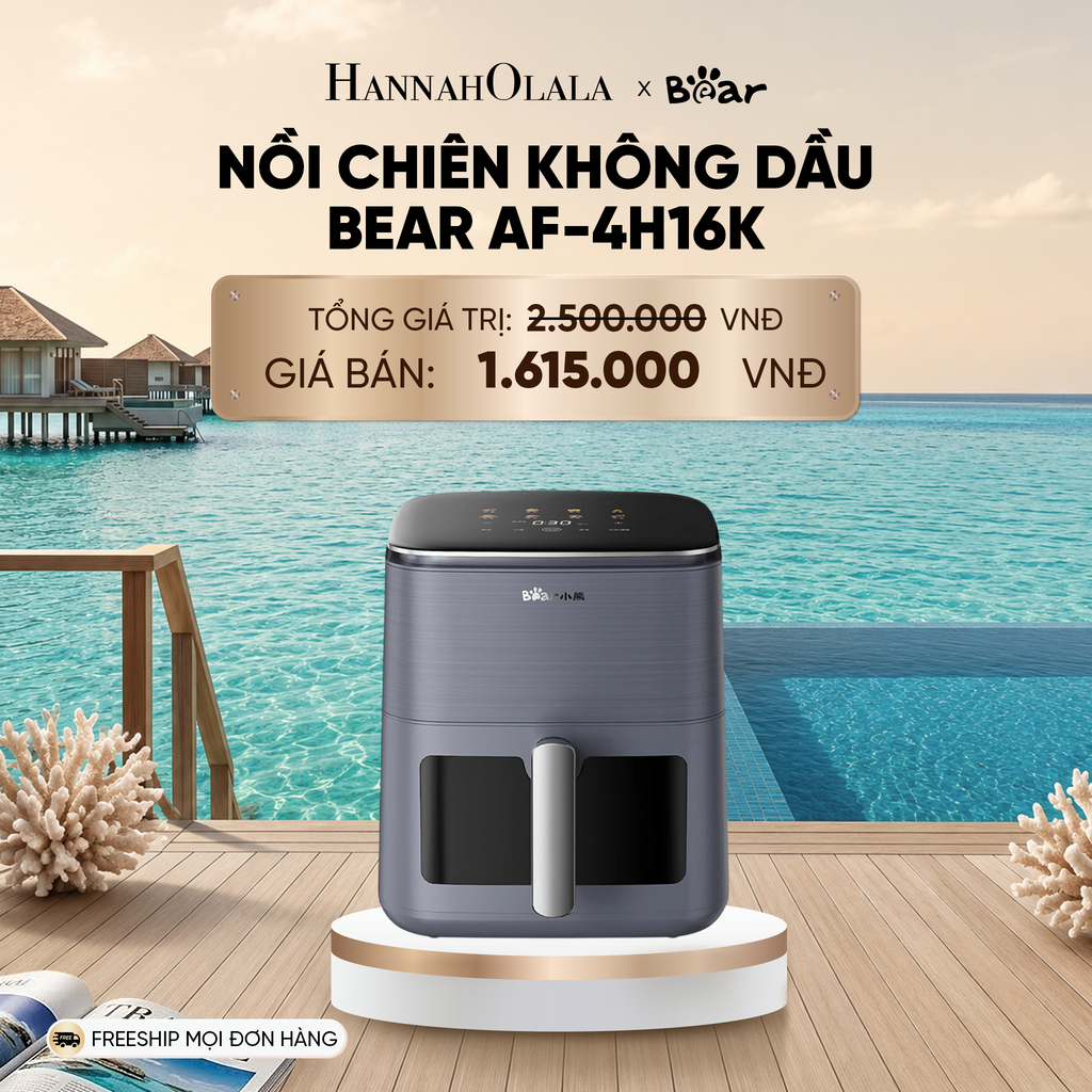  NỒI CHIÊN KHÔNG DẦU BEAR AF-4H16K_ D793 