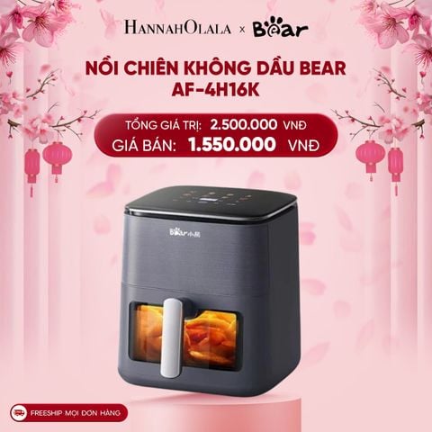  DEAL 7: NỒI CHIÊN KHÔNG DẦU BEAR AF-4H16K 