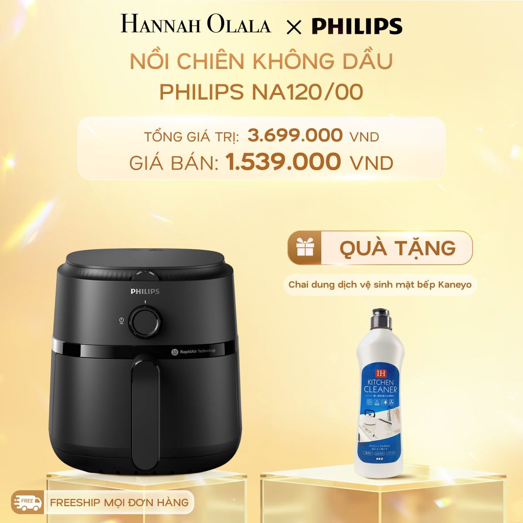  DEAL 16: NỒI CHIÊN KHÔNG DẦU PHILIPS NA120/00 