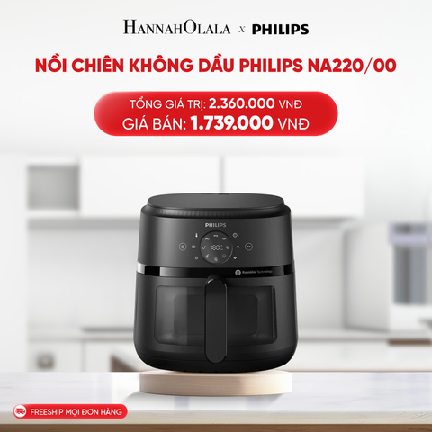  DEAL 27: NỒI CHIÊN KHÔNG DẦU PHILIPS NA220/00 