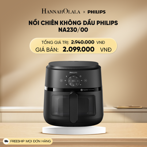  DEAL 26: NỒI CHIÊN KHÔNG DẦU PHILIPS NA230/00 