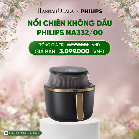  E503_DEAL 7: NỒI CHIÊN KHÔNG DẦU PHILIPS NA332/00 