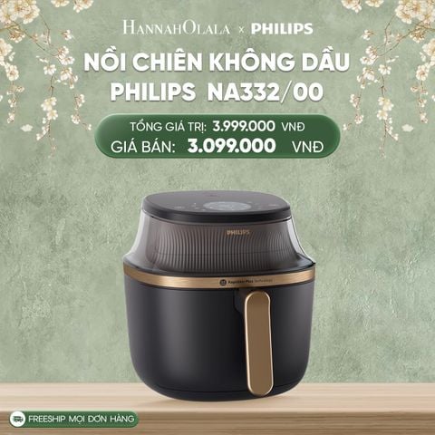  DEAL 12: NỒI CHIÊN KHÔNG DẦU PHILIPS NA332/00 