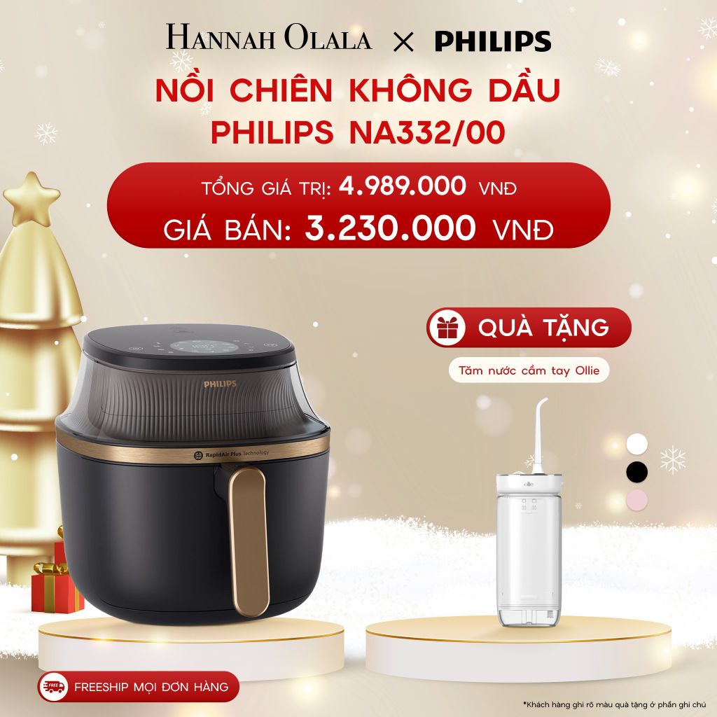  A497_DEAL 11: NỒI CHIÊN KHÔNG DẦU PHILIPS NA332/00 
