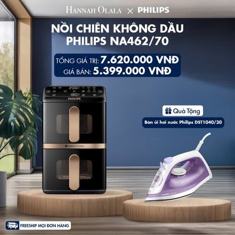  NỒI CHIÊN KHÔNG DẦU PHILIPS NA462/70 - DEAL 11 
