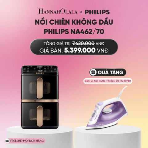  NỒI CHIÊN KHÔNG DẦU PHILIPS NA462/70_A722 