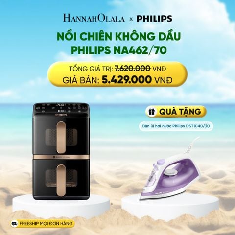  NỒI CHIÊN KHÔNG DẦU PHILIPS NA462/70 - DEAL 11 