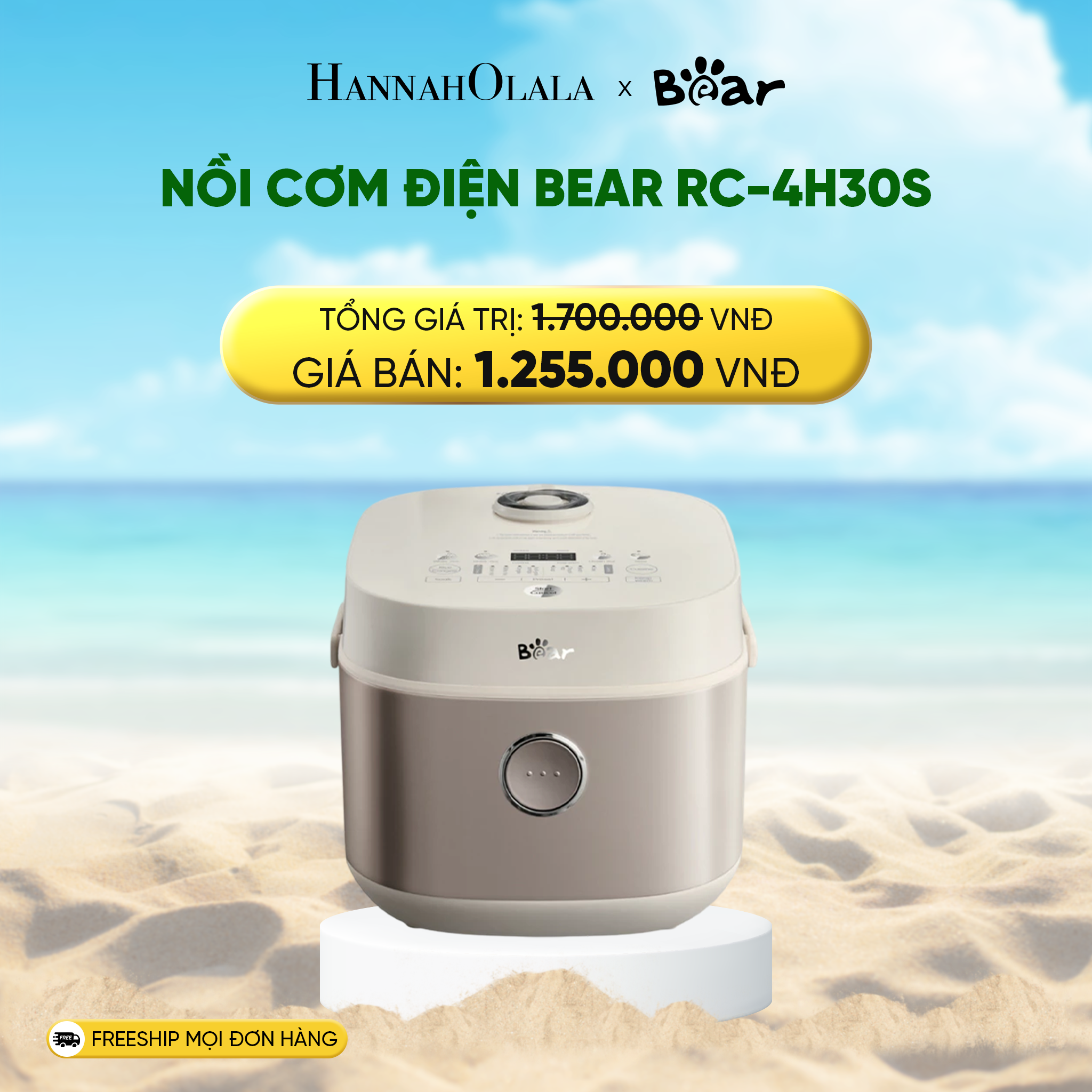 Nồi Cơm Điện Bear RC-4H30S