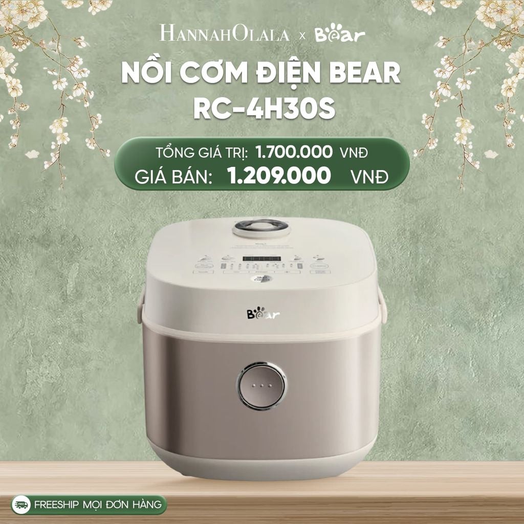  DEAL 7: NỒI CƠM ĐIỆN BEAR RC-4H30S 