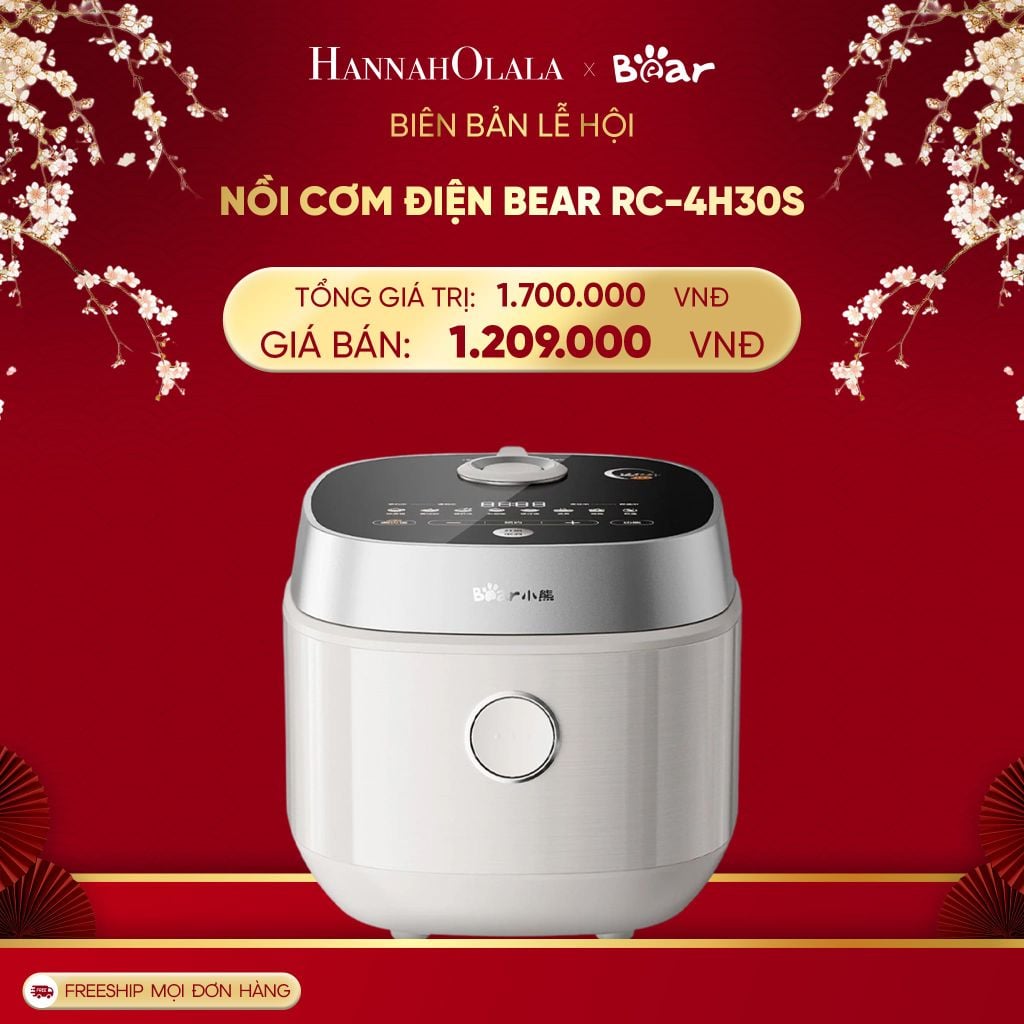  DEAL 7: NỒI CƠM ĐIỆN BEAR RC-4H30S 