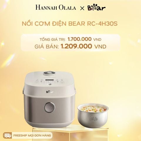  C1433_DEAL 15: NỒI CƠM ĐIỆN BEAR RC-4H30S 
