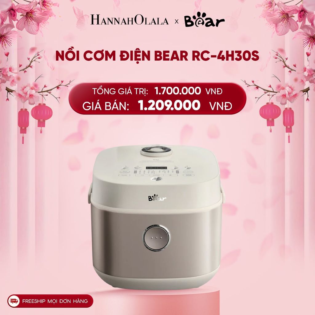  DEAL 9: NỒI CƠM ĐIỆN BEAR RC-4H30S 